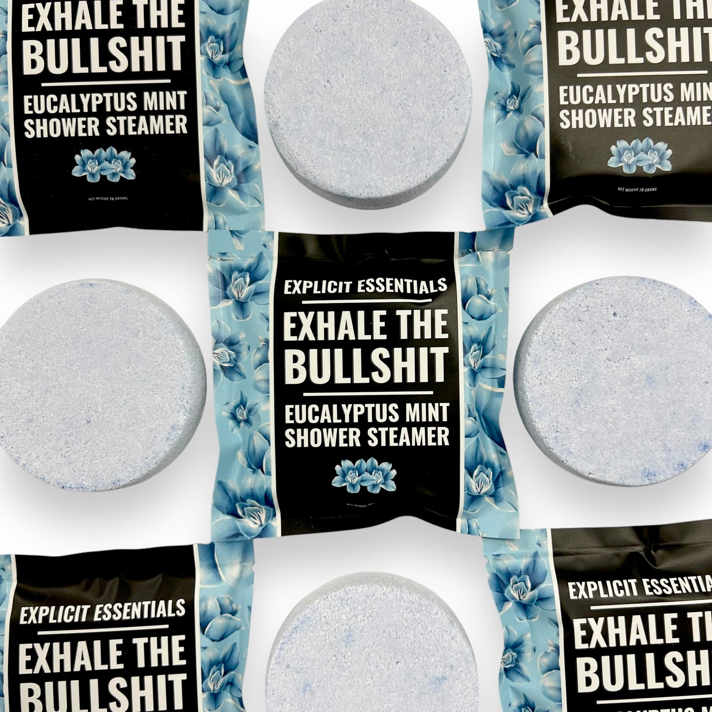 Exhale The Bullshit Shower Puck